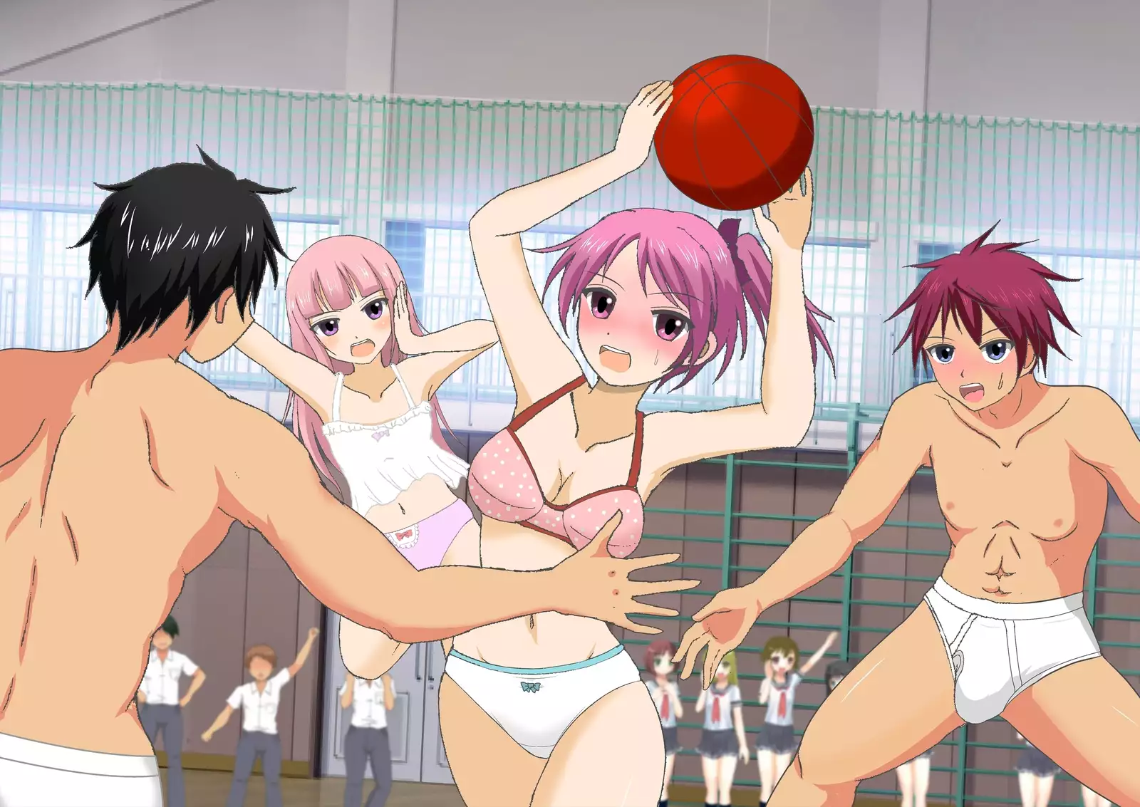 Danjo Taiketsu! Maketara Nuideiku Basuke!
