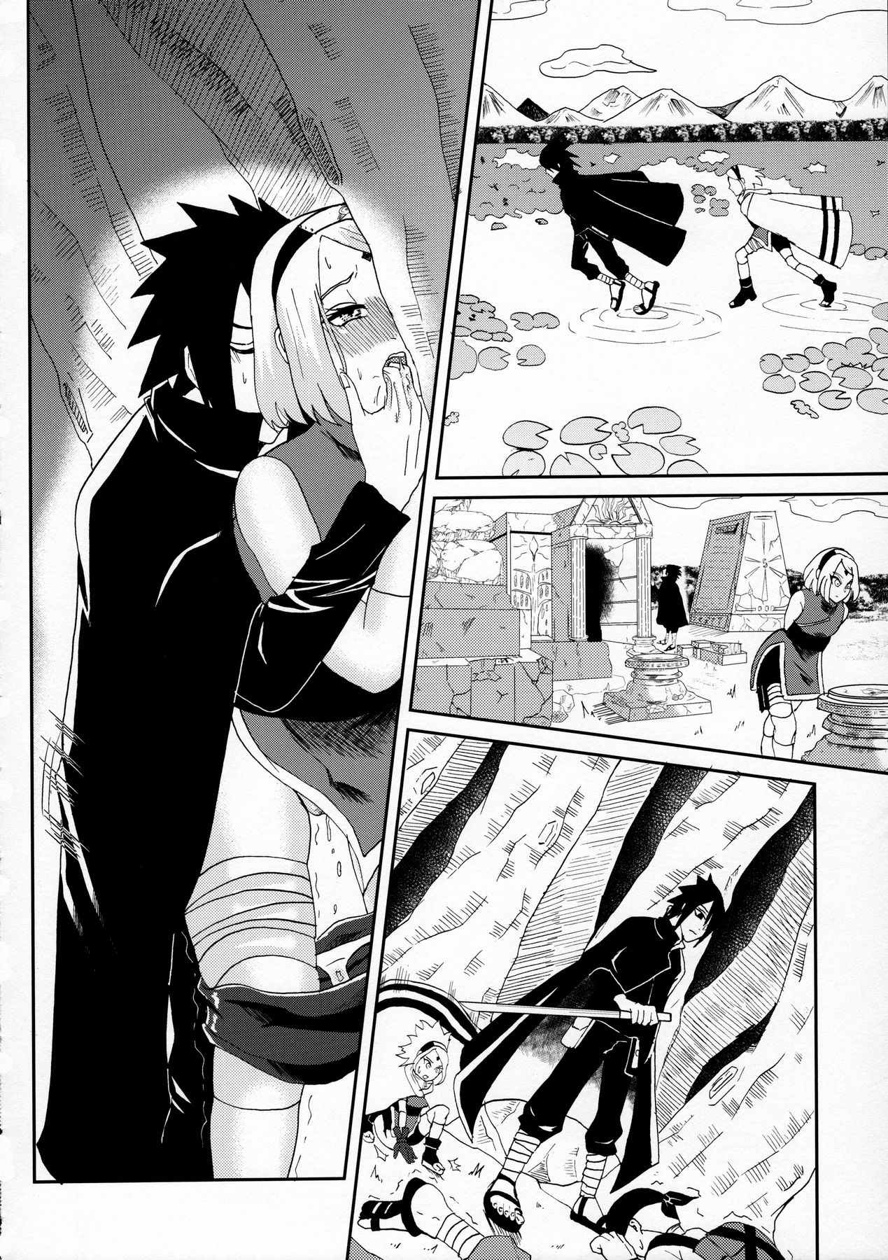 Sakura sasuke hentai manga фото 69