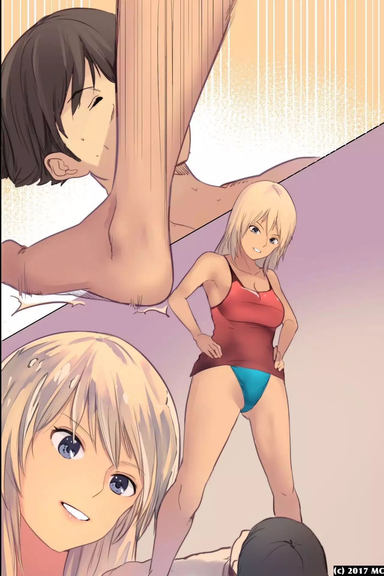 Isourousaki no Sanshimai no Yowami wo Nigitte Iinarisefre ni Shiyoutoshita Kekka