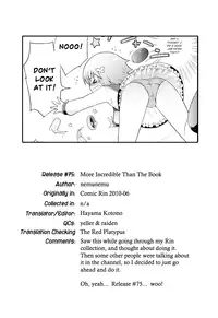 [NemuNemu] More Incredible Than The Book [ENG] (Hayama_Kotono)