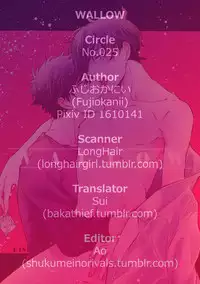 (Koi wa Nankai x Shinrisen!) [No.025 (Fujioka Nii)] WALLOW (Detective Conan) [English]