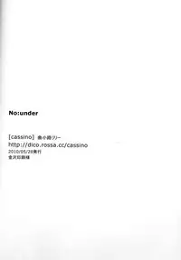 [cassino (Magarikoji Lily)] NO:under (Neon Genesis Evangelion)