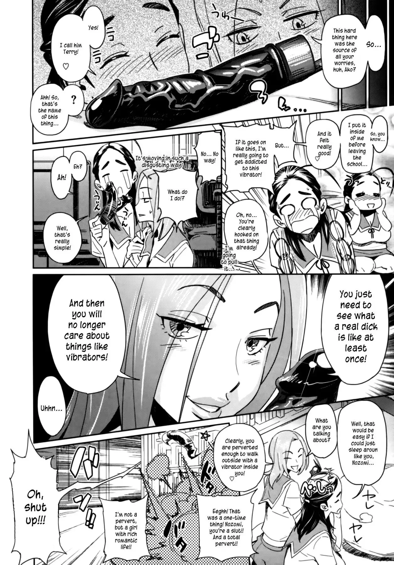 Ako's and Nozomi's Discussion of Masturbation Addictions