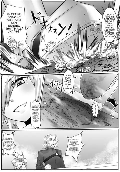 A Giant Female Knight Goes to the Empire