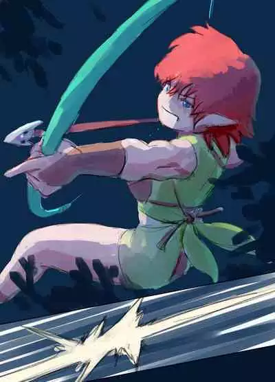 Kiken Shokushu Seibutsu VS Seppatsumatta Onee-chan Elf