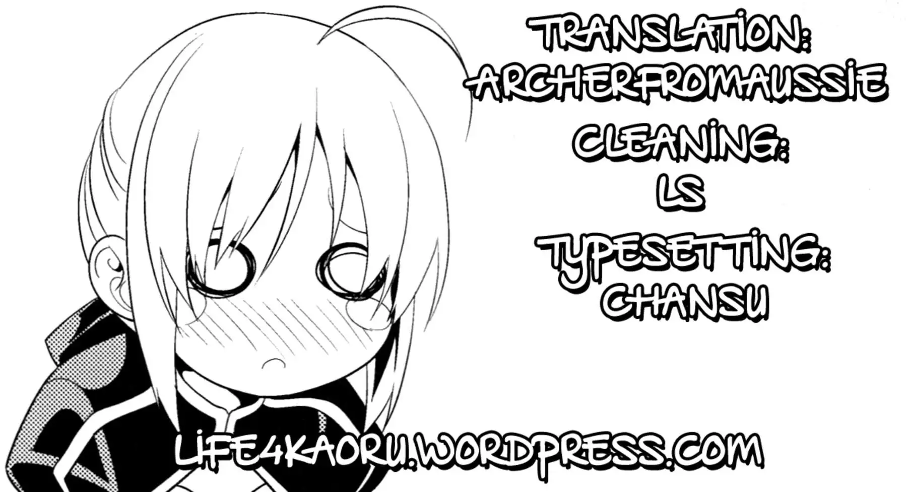 A Very Pitiful Zero Saber Grows Timid