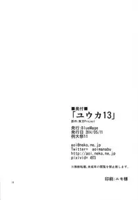 (Reitaisai 11) [BlueMage (Aoi Manabu)] Yuuka 13 (Touhou Project) [Chinese] [黑条汉化]
