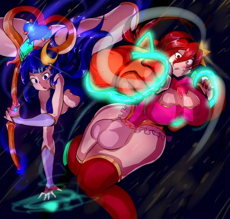 Futanari Transforming Battle Princesses Under Monstrous Modification