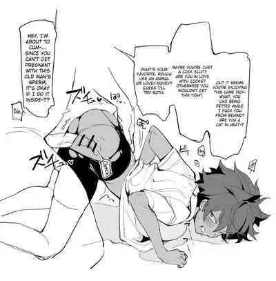 [Ngamura-san (Ohisashiburi)] Yuri JK defeated by Ojisan's cock (English)