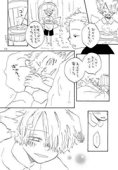 海の虹が沈む森