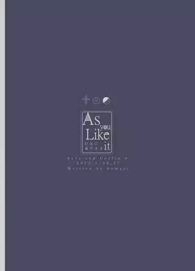 As you Like it