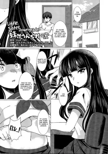 F_TSF （Imouto Down Grade Original TSF manga sample（imouto downgrade)