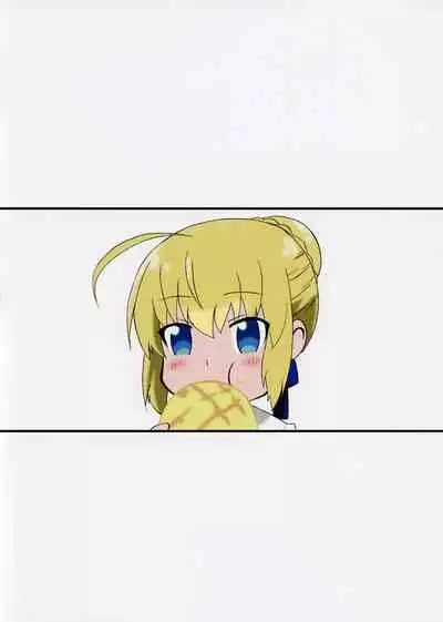 Saber-san de Kyou no Gohan