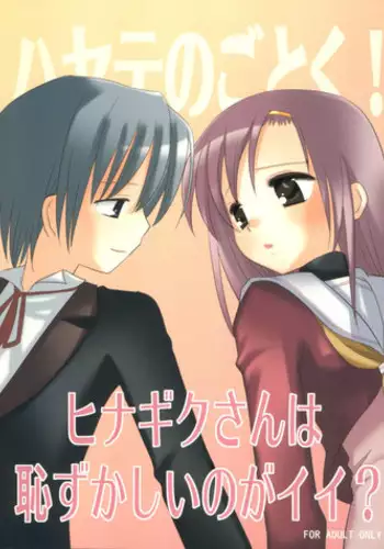 (C72) [Nagiyamasugi (Nagiyama)] Marugoto Iincho-san (Hayate no Gotoku)