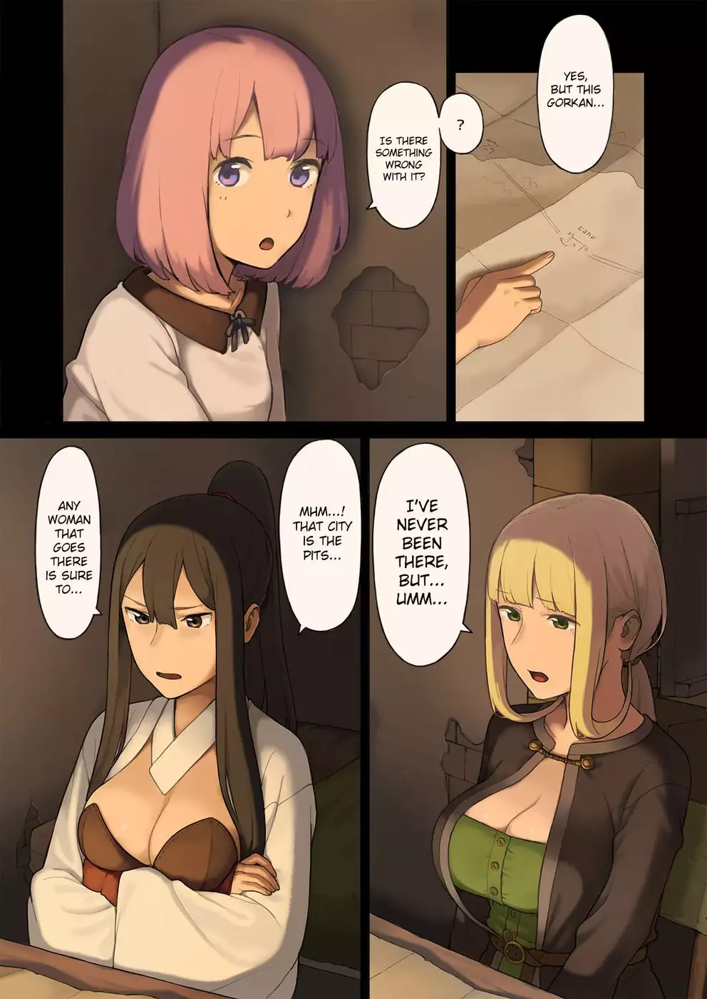 When Female Adventurers Stop at an Oasis in a Desert...