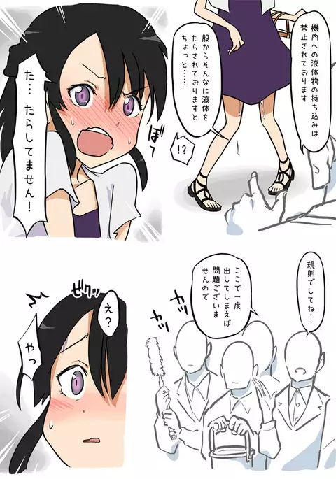 やりすぎな手荷物検査